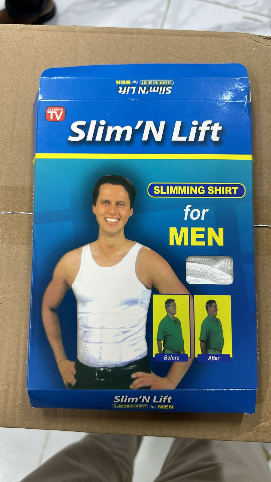 Men Slim N Lift Body Shaper Underwear Vest